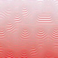 simple abstract modern lite and dark orenge color wavy horizontal distort pattern on white background vector