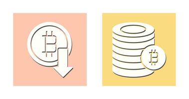 Lose and Coins Icon vector