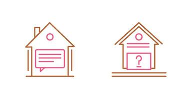 Message and Unknown Icon vector