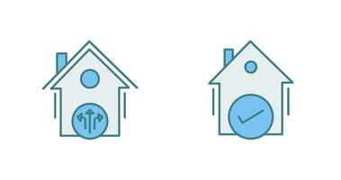 Vent and Houses Icon vector