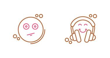 Neutral and Headphones Icon vector