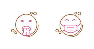 Vomit and Mask Icon vector