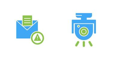 Spam and Security Camera Icon vector