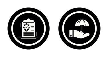 Policy and Protection Icon vector