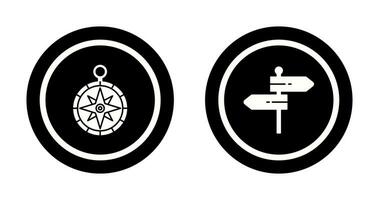 Compass and Direction Icon vector