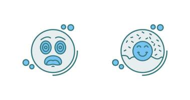 Dazed and Donut Icon vector