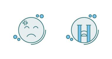 Dissapointment and Crying Icon vector