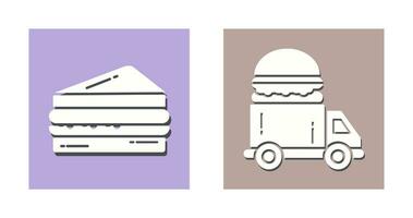 Sandwich and Fast Food Icon vector