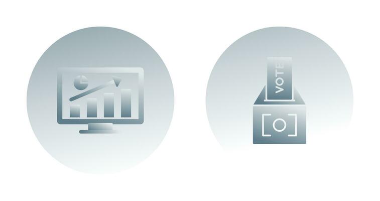 Statistics and Vote Icon