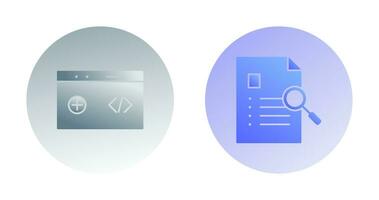 clean code and case study Icon vector