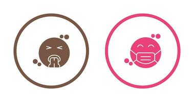 Vomit and Mask Icon vector