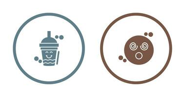 Drink and Dizzy Icon vector