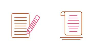 checklist and document  Icon vector