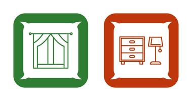 Window and Drawers Icon vector