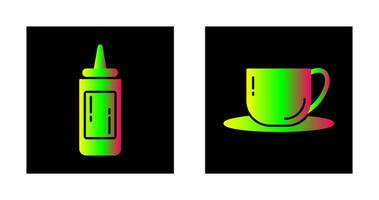 Sauce and Tea Icon vector