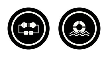 Resistor and  Float Icon vector