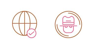Internet and Spy Icon vector