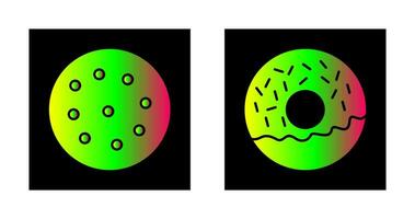 cookie and doughnut Icon vector