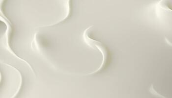 Wave fluid abstract background. Swirl flow liquid lines. Gel texture. AI generative. photo