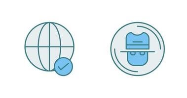 Internet and Spy Icon vector