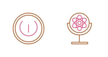 Gyroscope and Power Icon vector