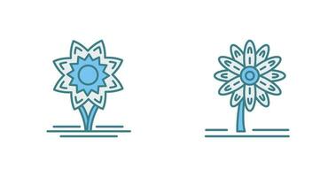 Daffodil and Daisy Icon vector