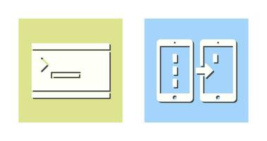 console and data transfer Icon vector