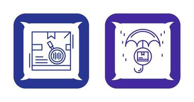 tracking code and protection Icon vector