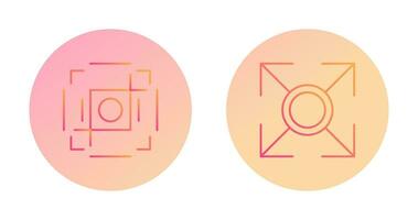 crop and expand Icon vector