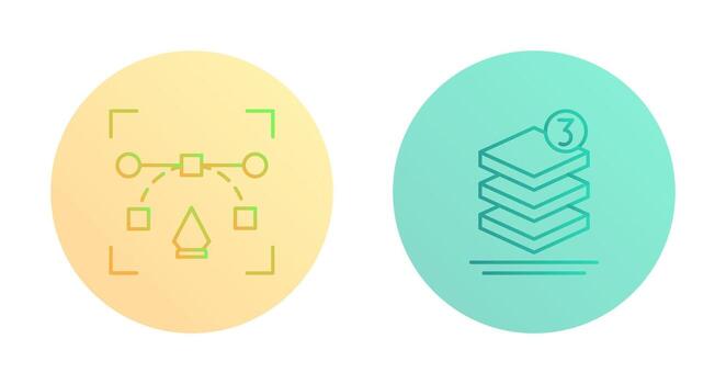 vector and layer Icon