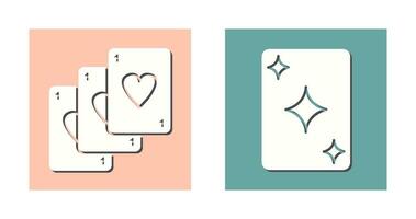 Deck of Card and Card Icon vector