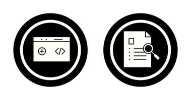 clean code and case study Icon vector