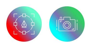 Camera and vector Icon