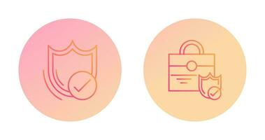 Shield and care Icon vector