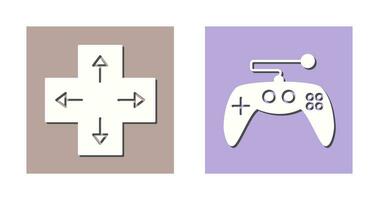 Direction Key and Gaming Control Icon vector