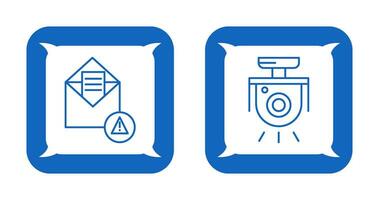 Spam and Security Camera Icon vector