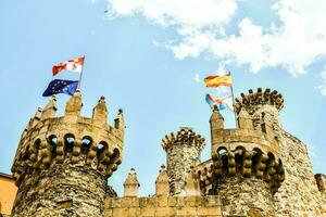 Detail view of Ponferrada Spanish city photo