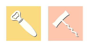 opener and corkscrew Icon vector