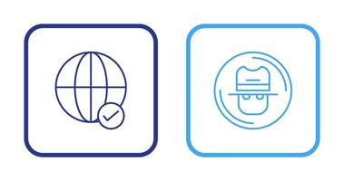 Internet and Spy Icon vector