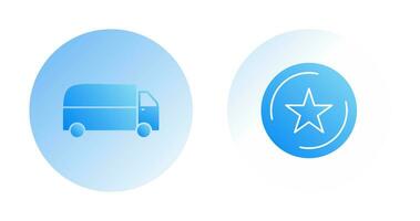 favorite and home delivery  Icon vector