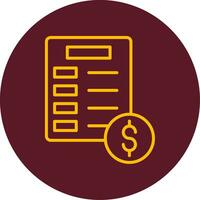 Invoice Vector Icon