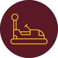 Bumper Car Vector Icon