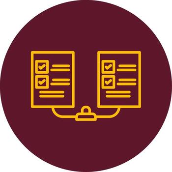 comparar vector icono