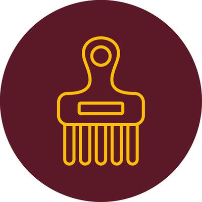Afro Comb Vector Icon