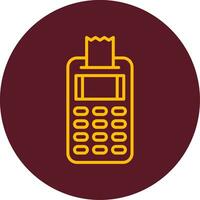Pos Terminal Vector Icon