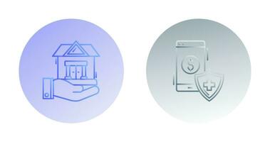 House and Smartphone Icon vector