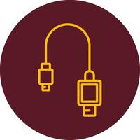 Usb Cable Vector Icon