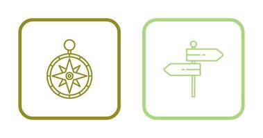 Compass and Direction Icon vector