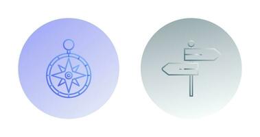 Compass and Direction Icon vector