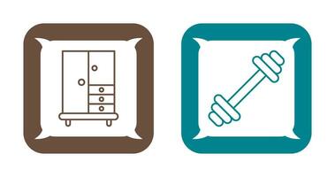 Closet and Gym Icon vector